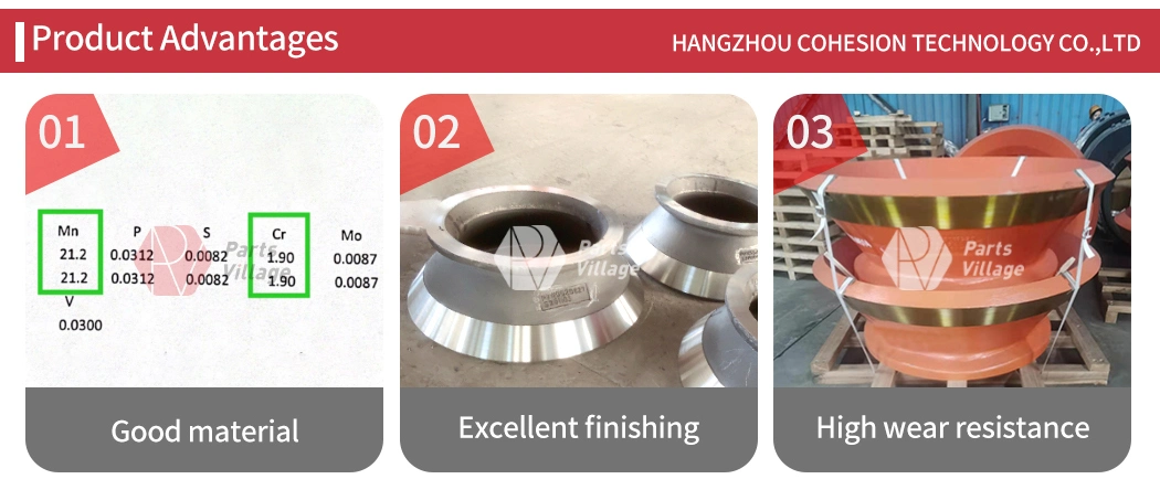 Hot sale PE Series toggle plate Cone Crusher Parts Suit for Metso