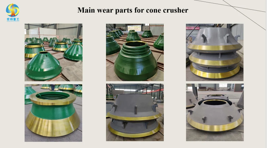 Hot Sale Concave and Mantle for Metso Cone Crusher Spare Parts