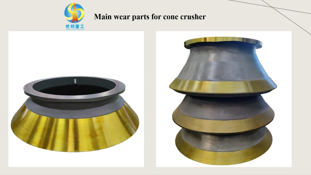 Hot Sale Concave and Mantle for Metso Cone Crusher Spare Parts