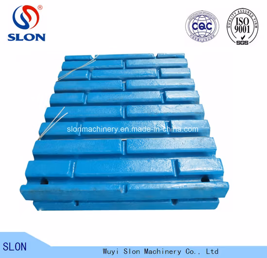 高品質ジョークラッシャースペアパーツ、固定可動プレート