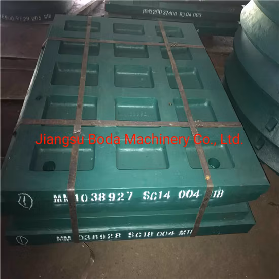 メッツォクラッシャージョープレート用ホットセールスペアパーツ